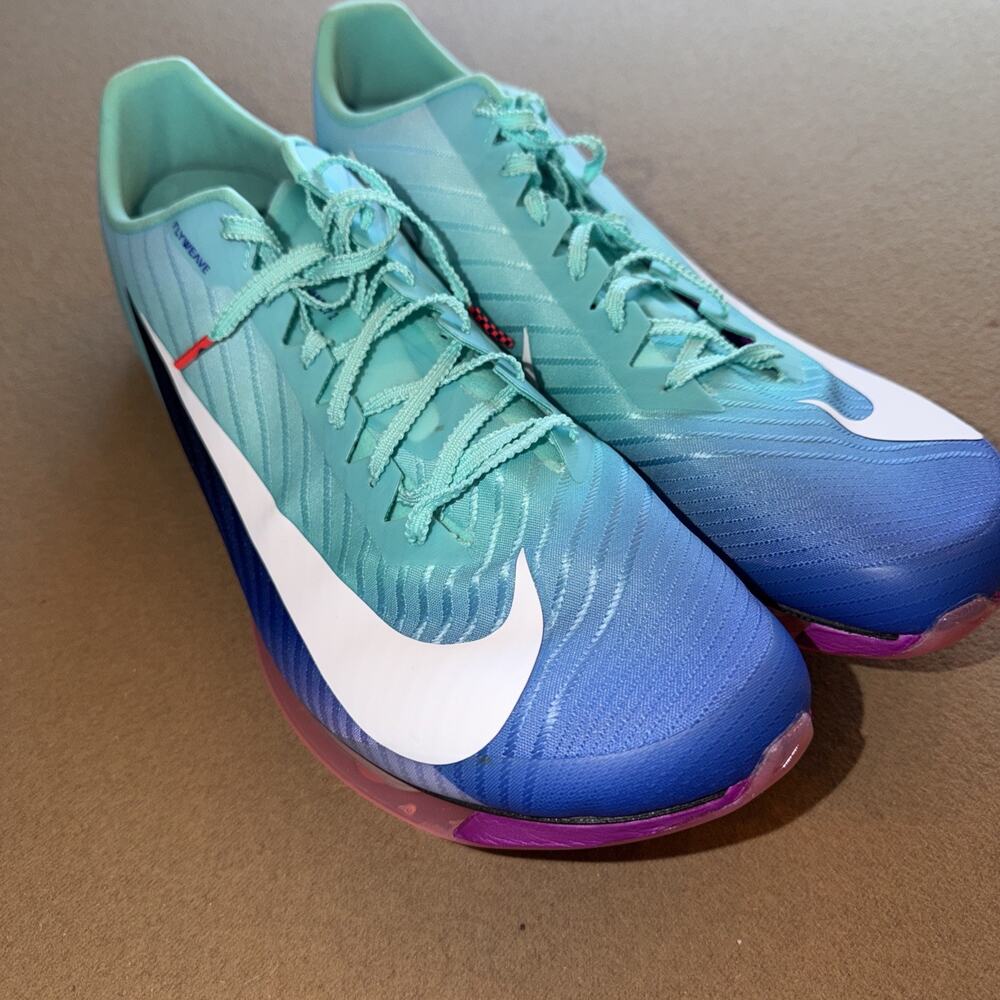 Nike Maxfly 2 RSG Turquoise Track & Field Sprinting Spikes IO0309-300 Max Fly 15